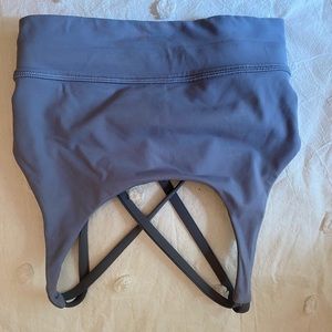 Lululemon cross strap sports bra.